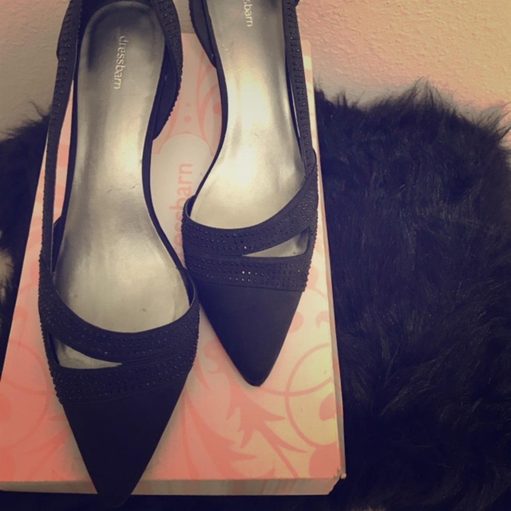 Black Adele Heels Size 9.5